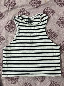 Brand New H&M Black And White Top For Sale