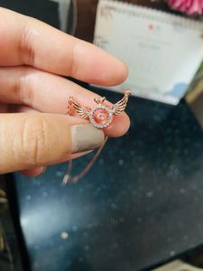 Angel Rose Gold Pendant With Chain