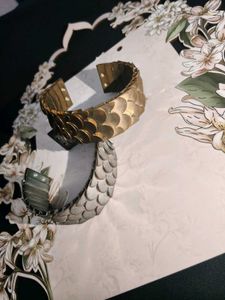Vintage Scale Cuff Bracelets