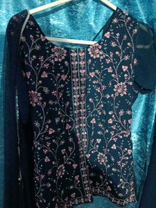 Elegant Embroidered Indian Outfit