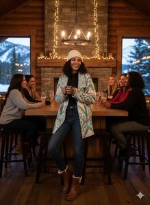 🏔️ZARA Statement Cardigan!🥶AZTEC FROST