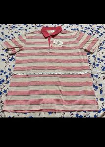 Fila Classic Stripe Shirt** 🩷⚪
