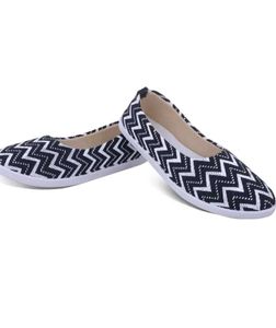 Chic Patterned Ballerina Flats (B)