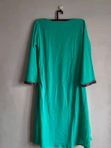 Cyan Colour Top