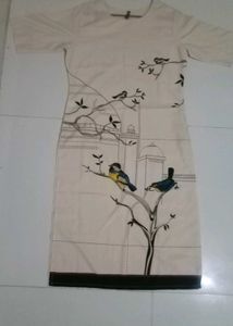 Bird Print Dress