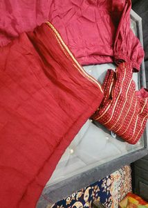 Maroon Sequence 3piece Suit