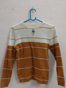 Striped Knit Top