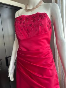 Pink Satin Gown