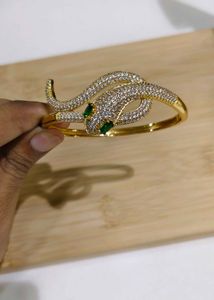 Vintage snake Bracelet ,Ring Combo 18k gold fill