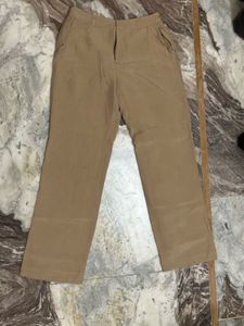 Ralph Lauren 100% Silk Beige Trousers