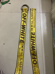 Off-White Belt,3 badges &amp; hair removal tool