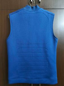 Zara Men's Blue Sleeveless Jacket