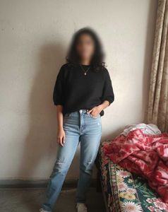 Black Knit Short Sleeve Sweater