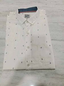 Stylish Cotton Half-White Shirt