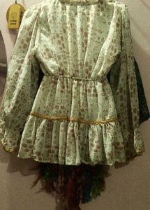 Pair Of Floral Print Peasant Tops For Women