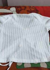 M Size Woollen Crop Top For Girls....