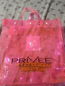 Pink Tote Bag