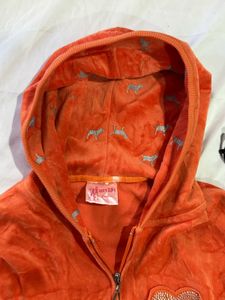 PINK Embellished Velour Hoodie