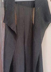 Pleated Sleeveless Shrug- Never Worn