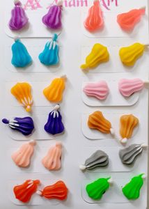 Designer Flower Work Stud Earring 12 Set 1 Dozen