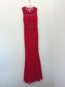 Sexy Red Lace Gown