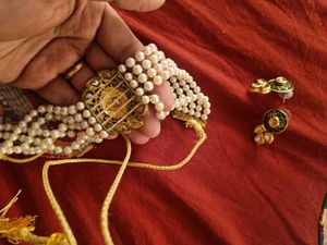 Pearl Wedding Wear Choker Necklace