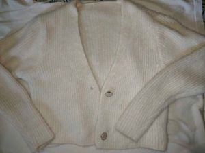 Cozy Cream white Cardigan