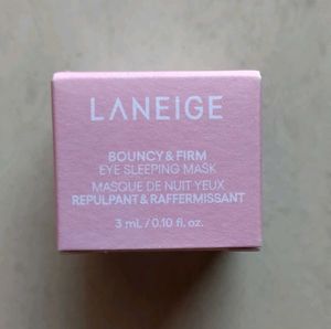 (Reserved) Laneige Bouncy &amp; Firm Eye Sleeping Mask