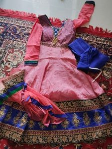 Pink Embroidered Anarkali Suit