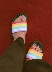 Multicolour Flip Flops 🌈