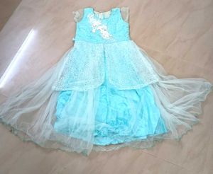 Girl's Blue Tulle Dress