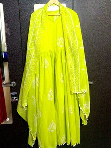 Lime Green Kurta Set