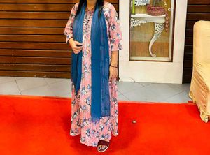 Women Gown Full Sleeves