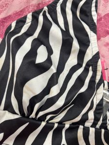 Zebra Halter Top