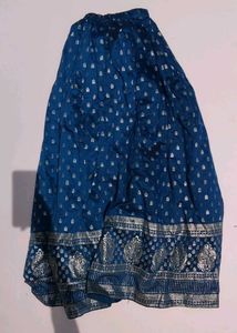 Elegant Blue Ethnic Skirt