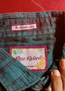 back print Checked Shirt