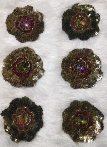 16 Zari Work Patches