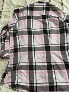 Plaid Button-Down Shirt