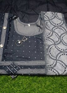 Denim Sleeveless Kurti