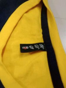 Yellow &#39;Athletic&#39; Sweatshirt