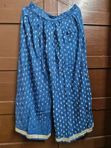 Blue Printed Palazzo Pants