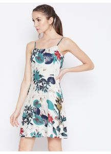 Floral Short Dress.!