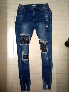 Ripped Denim Jeans