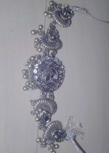 Boho Silver Statement Necklace