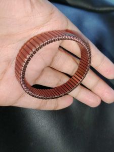 Unique Copper Tone Bangle Bracelet