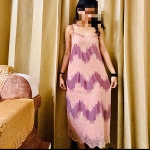 zara Lace Detail Slip Dress (new without tag)