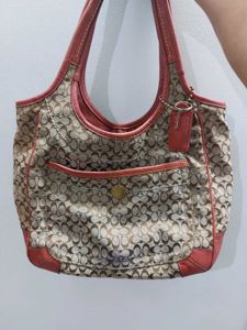 Vintage Coach Signature Handbag
