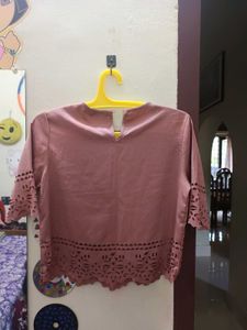 Peach Cut Out top.