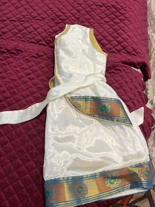 Kasavu Frock For 1-2 Year Old