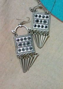 Statement Silver Earrings
